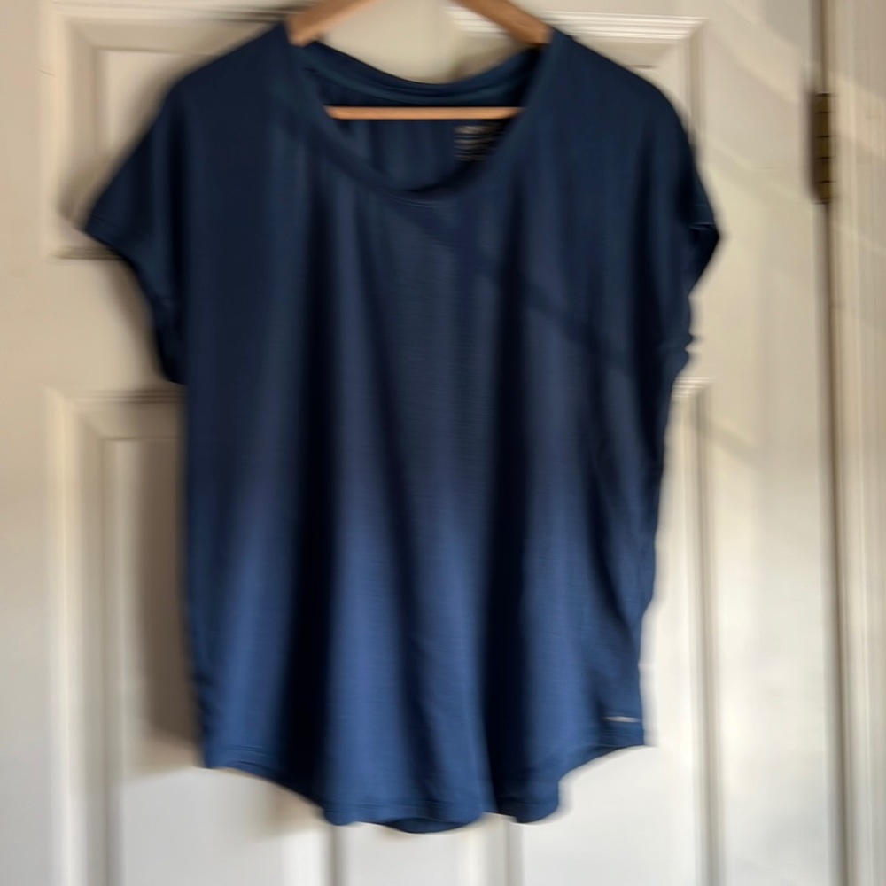 Women’s slate blue short sleeve t shirt